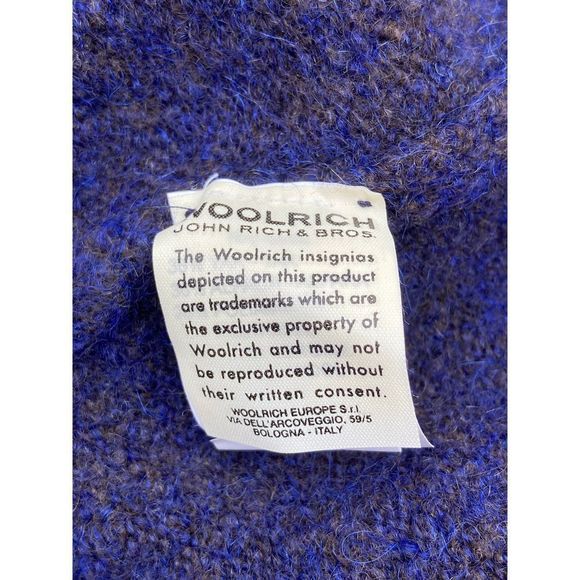 Woolrich John Rich purple grey gold Alpaca Yak Sweater NWT S $295 - Picture 5 of 10